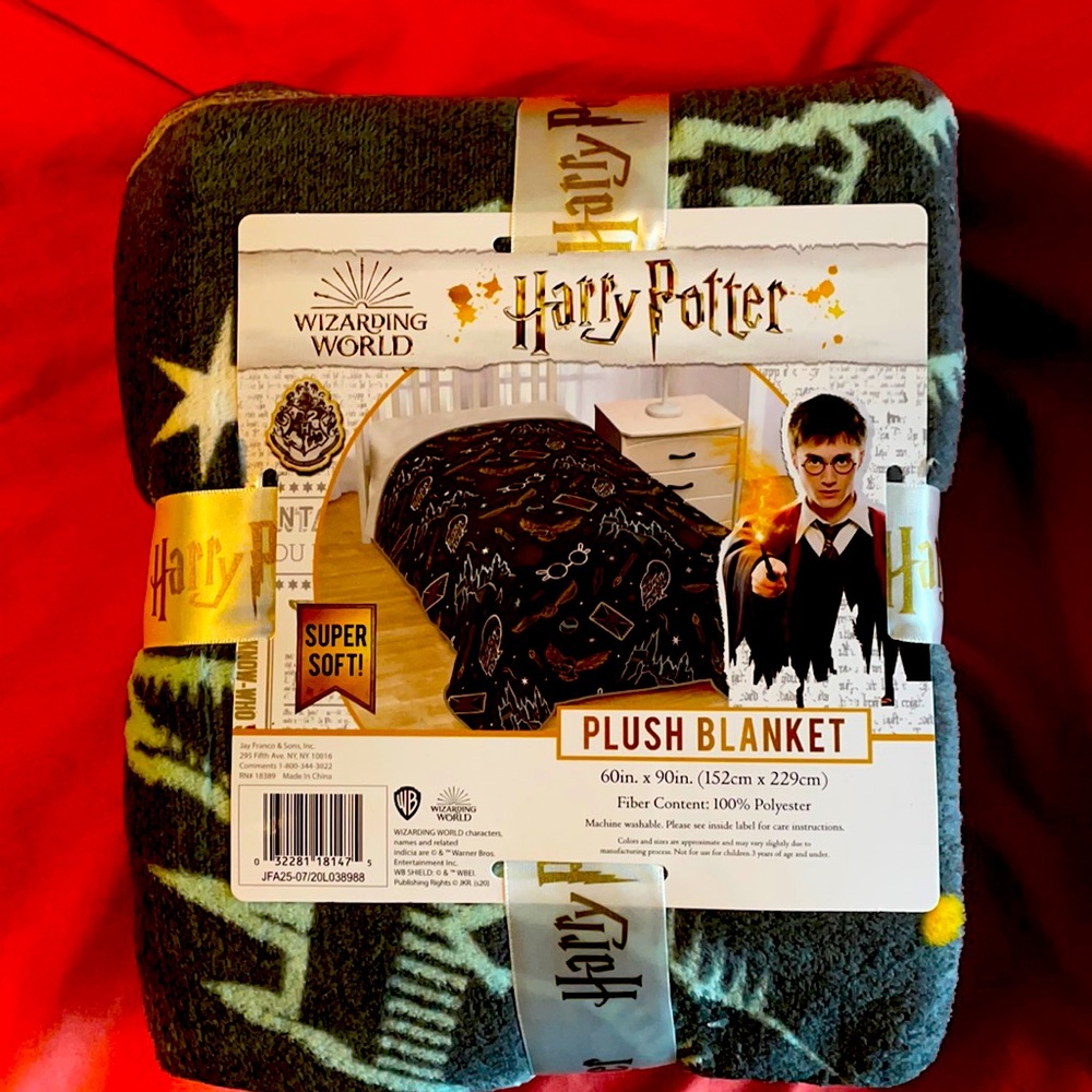 Harry Potter plush blanket